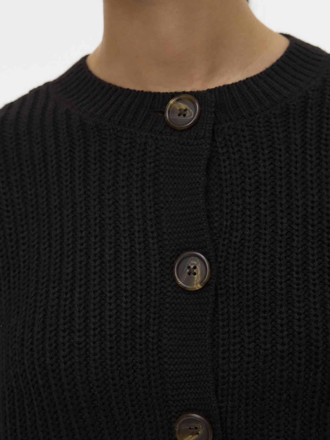 VMLEA Knit Cardigan - Black - VERO MODA & VILA Bergvik